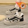 Winter Women High Top Sneaker Plush Warm Cotton Shoe Designer Platform Snow Boots for Women Leather Casual Shoes