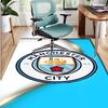 Manchester City FC Pattern Rug, Indoor/Outdoor Mat, for Picnic, Gameroom, Bedroom, Office, Living Room, Home Decor Carpet, Birthday Gift