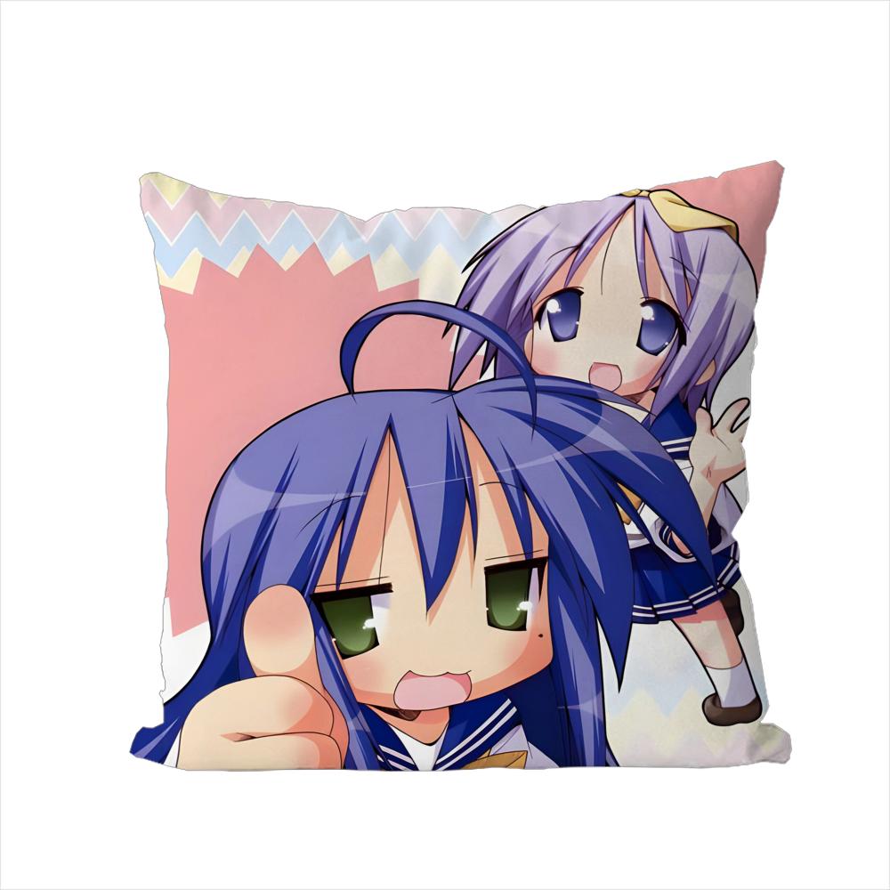 Lucky Star Pillow Case For Car Sofa Decorative Home Doublesided Print Plush Square Throw Pillow Cushion Cover