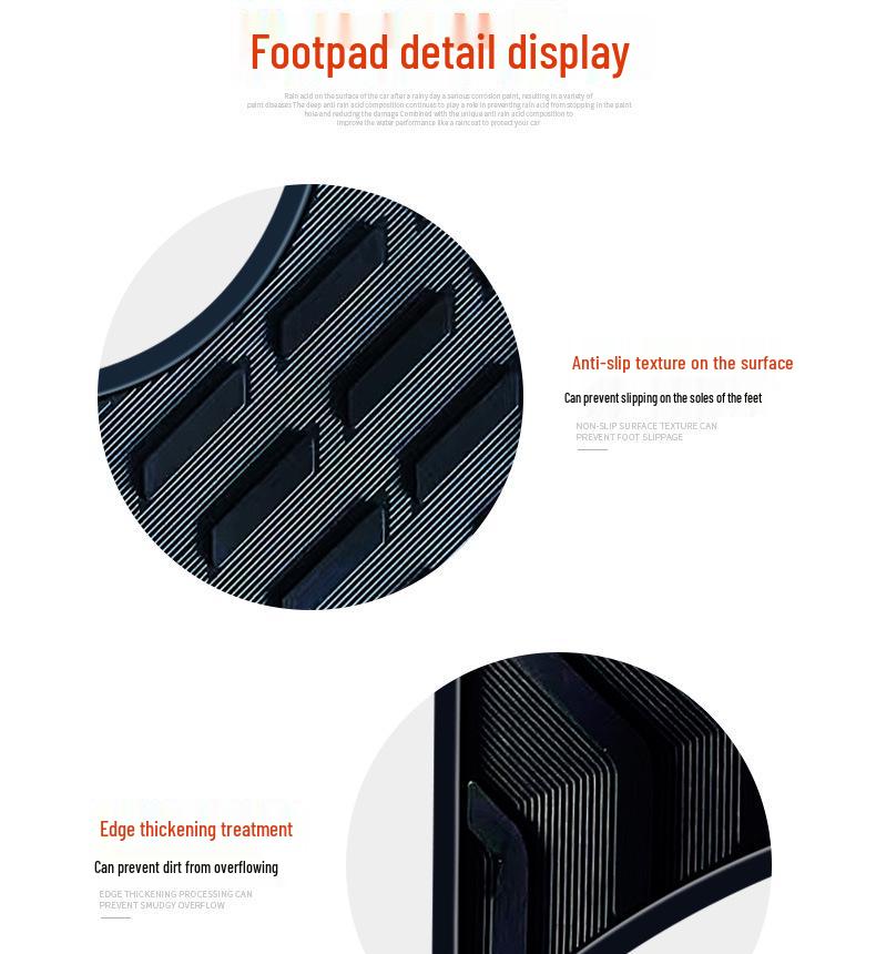 Haojue UFD125 Rubber Footrest Grip Mat for New Xingzhi 125 Motorcycle (HJ125T-51)
