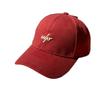 Korean Version of The New Versatile Letter Embroidered Woolen Baseball Cap Autumn and Winter Warm and Fashionable Sun Visor Duck Cap for Men and Women