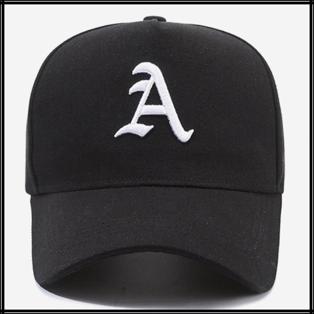 Embroidered Cotton CZA164 [White Fang] Hat, Cap, Large, Simple, Stylish, Casual, Men's, Women's, (Black Gold)