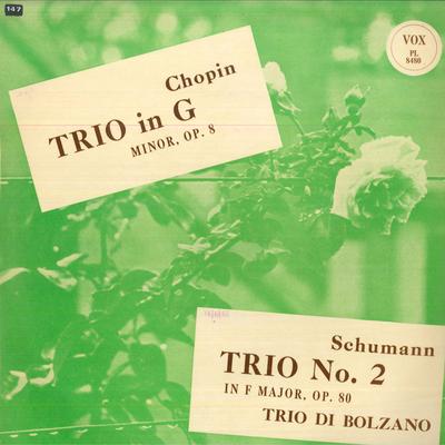LP Record TRIO DI BOLZANO - Chopin: Trio In G Minor Op.8 / Schu PL8480 VOX UK Classical Used