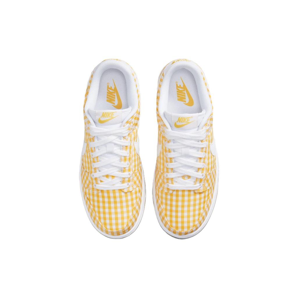 New Nike Dunk Low 'Yellow Gingham' Women's DZ2777-700