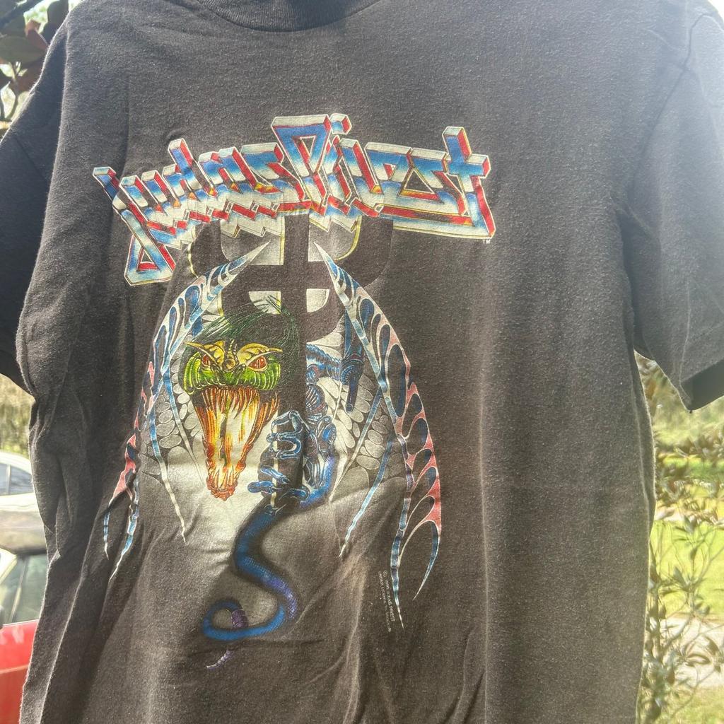 Vintage 90er Judas Priest Painkiller sonnengebleichtes Unisex T-Shirt