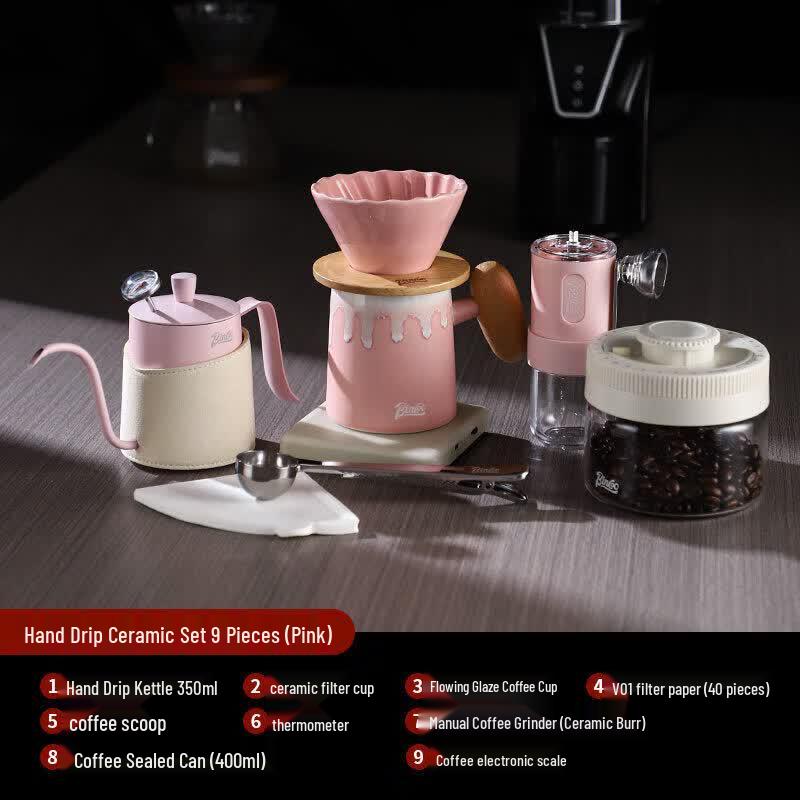 Qiwai Ceramic Hand-Pour Coffee Set