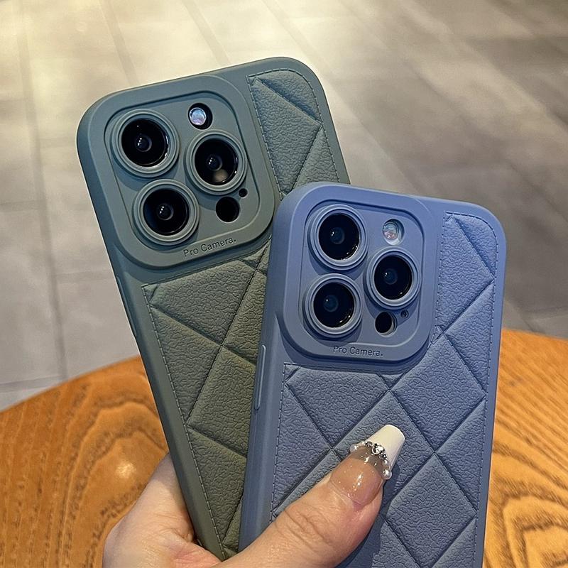 Weiche Flüssigsilikon-Telefonhülle für iPhone 11 12 13 14 15 Pro Max Plus XS X XR Max Stoßfeste Stoßstangenrückseitenhülle