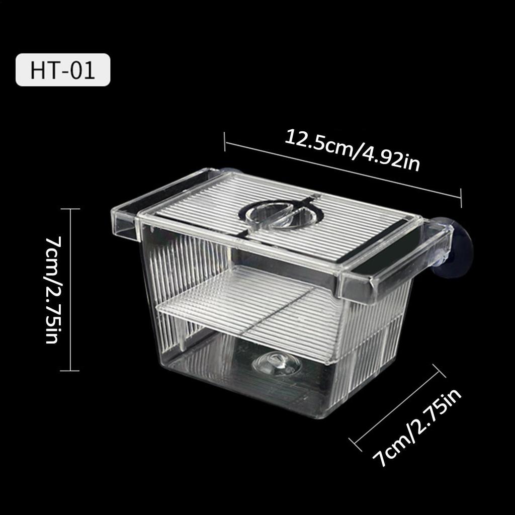Fish Breeding Box Acrylic Hatchery Incubator Tank Fish Tank Divider Aquarium Breeder Box Fish tank breeding box