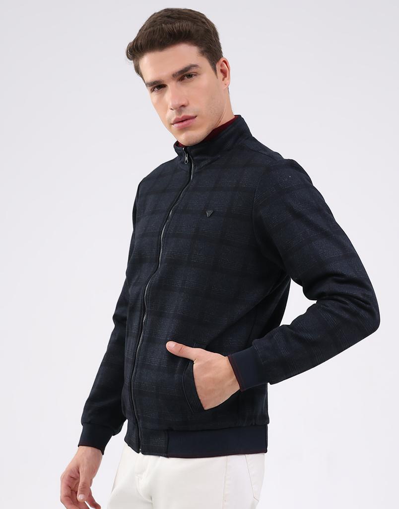 Monte Carlo Men's Mock Neck Full Sleeve Jacket