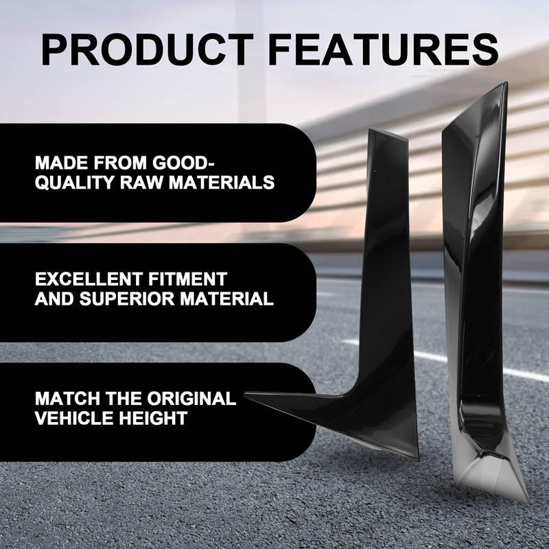 For BYD Seagull 2023-2024 Car Side Wing Decoration Sticker Fit Modified Rear Triangle Tail Spoiler