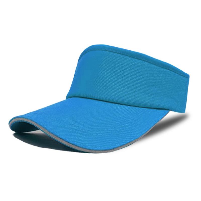 Solid Color Light Plate Empty Top Baseball Cap Print Diagram Embroidery Men's and Women's Outdoor Visor Cap Cap