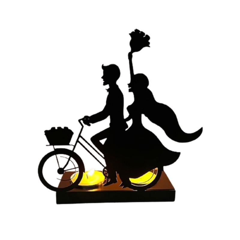 Love Heart  Holder Wedding Candlestick for Table Centerpieces Home Holiday 55KF