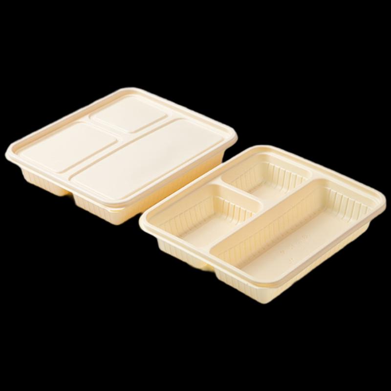 Mr. Corn Biodegradable Multi-Compartment Meal Boxes