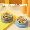 Yousheng Pet Bowl Elevated Dog Single/Double Bowl Spillproof Antislip Cat Feeder Pet Food And Water Feeding Bowl for Dogs Cats Kittens