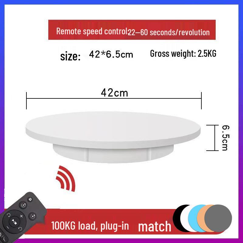 High-Capacity Electric Rotating Display Stand for Photography and Video