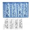 Beautiful 3D Floral Nail Art Silicone Mold Elegant Carving Flower Nail Art Accessory Mold for DIY Resin Designs