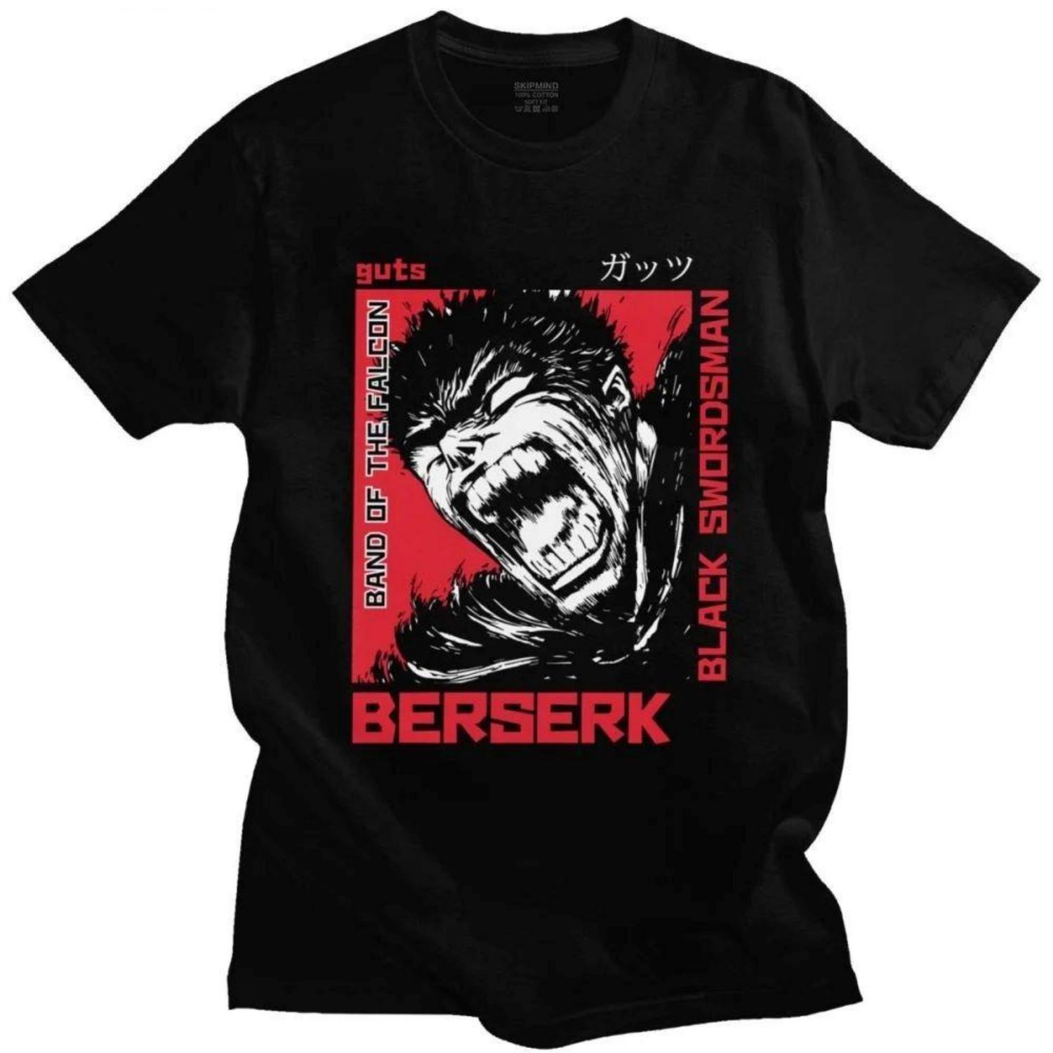 Hot Blooded Frenzy Printed T-Shirt Men s Fashionable Cotton T-Shirt Hip-Hop Loose Round Neck T-Shirt Casual Top S чёрный