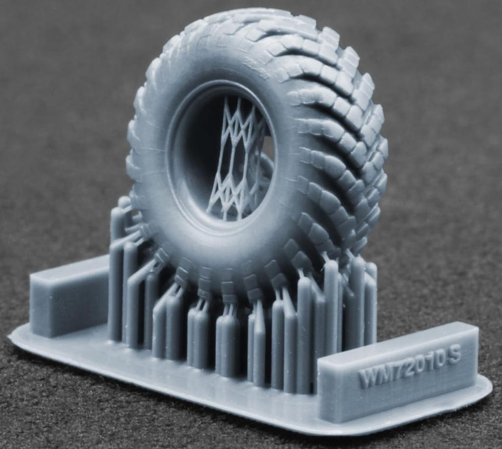 Armored Personnel Carrier Wheel Set Plastic Model Parts SCXWM72010 Scale-X 1/72 BTR-152 (6 pieces) (for ICM) (Military)
