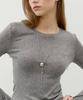 Citybreeze Hemisphere Chain Tie Necklace_Silver