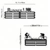 Black Metal Wall Shelf for Sports Memorabilia, Rustproof Storage for Living Room Bedroom