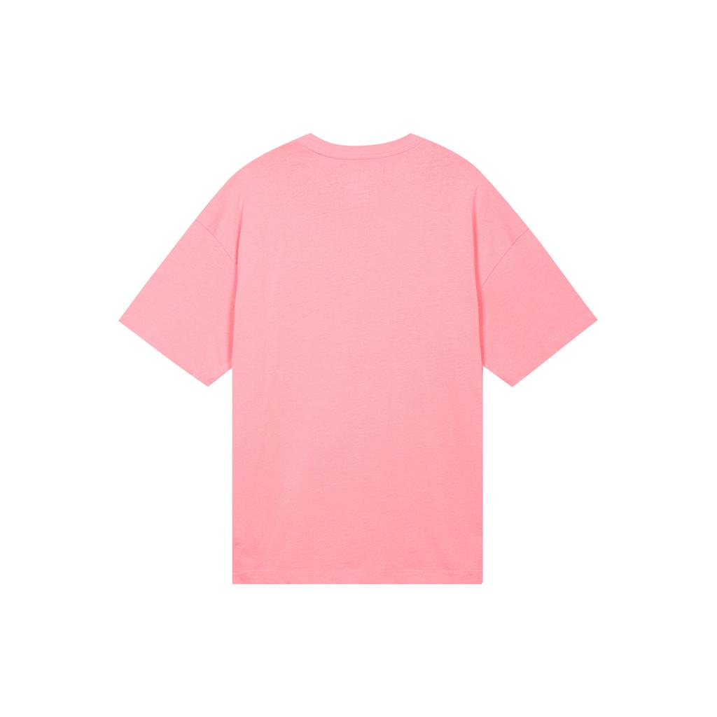 New Nike Sportswear Essentials Series Drop Shoulder Sleeve T Shirt Women's Coral Chalk DX7911-611