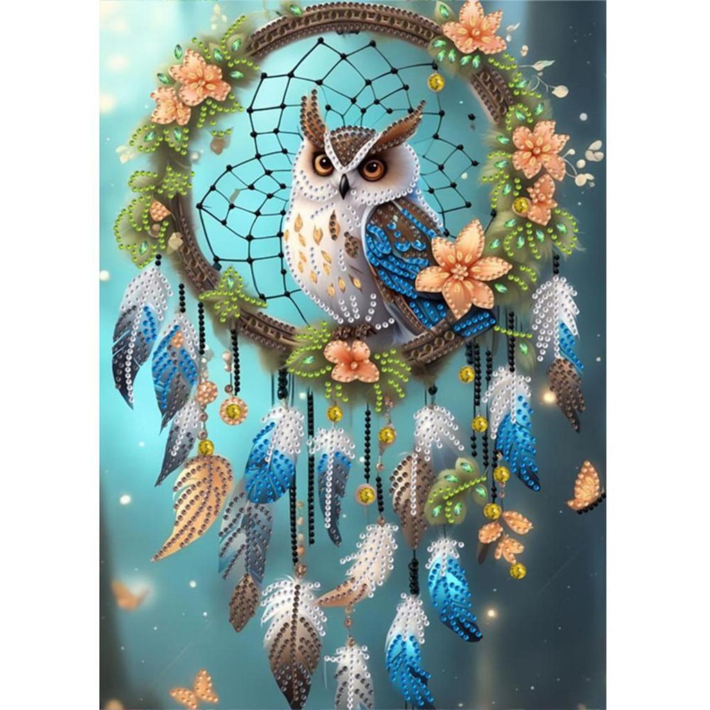 5D DIY Partial Special Shaped Drill Diamond Painting Kit Flower Home Decoration