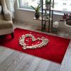 Red Love Series Carpet Living Room Romantic Valentine's Day Bedroom Holiday Decoration Entrance Door Mat Decoration Rug