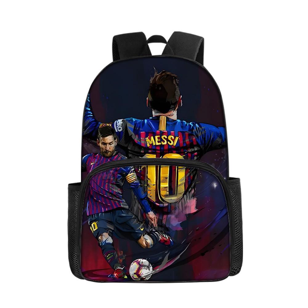 Football Schoolbag Surrounding Primary And Secondary School Students Backpack Miami International Player Backpack Single-Layer Bag