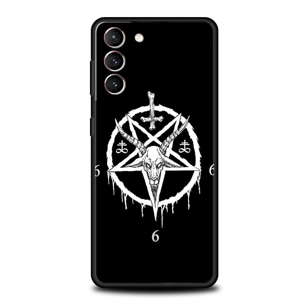 Moon Tarot Cat Aesthetic Soft Phone Case For Samsung Galaxy S23 S22 S21 S20 FE Ultra 5G S10 S10E S9 S8 Plus 10 20 Cover Bumper