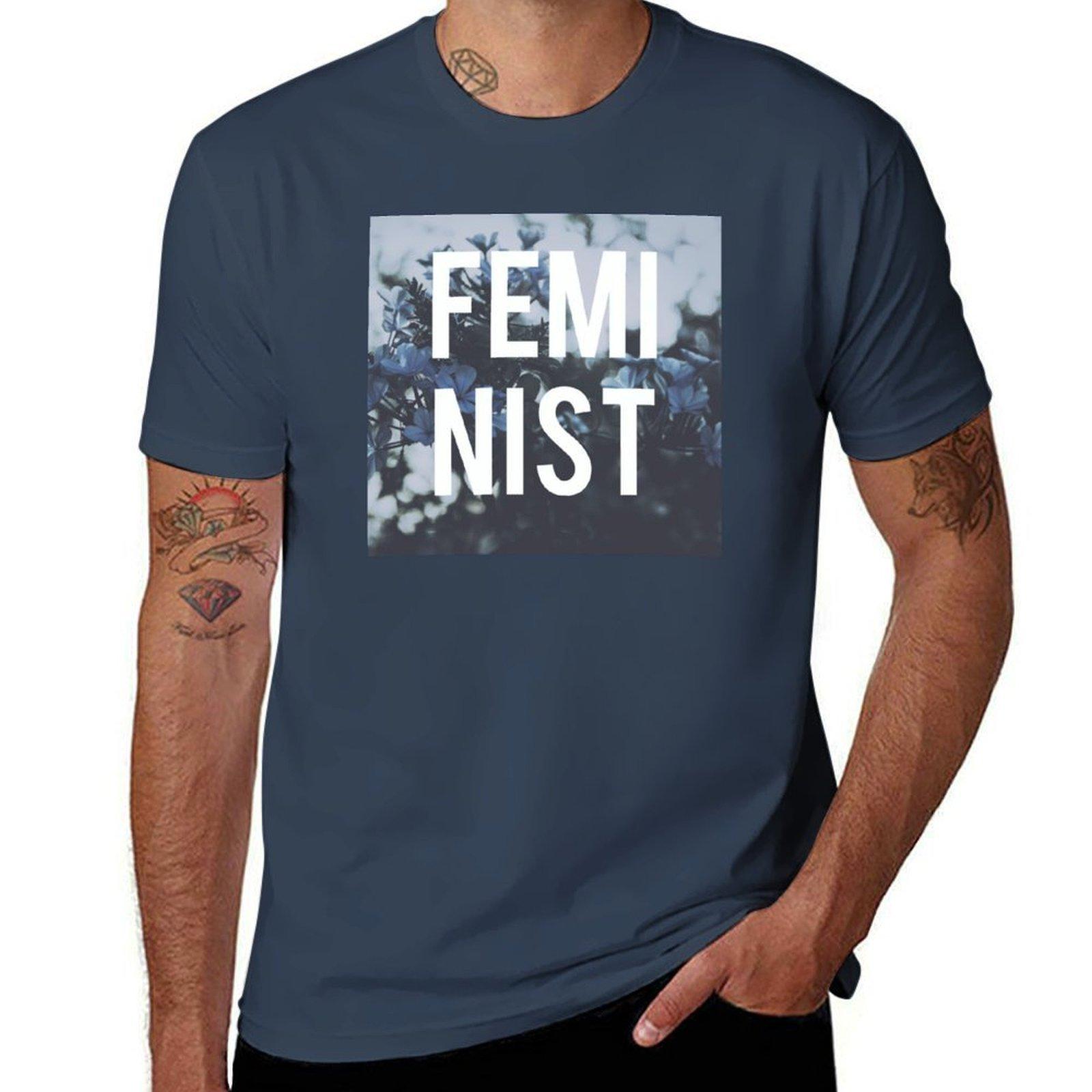 FEMINIST T-Shirt Comfortable Work Wear Tee S