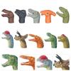 4/5pcs Dinosaur Hand Puppet Finger Prank Bedtime Storytelling Props Jurassic Animal Simulation Doll Party Supplies XJM