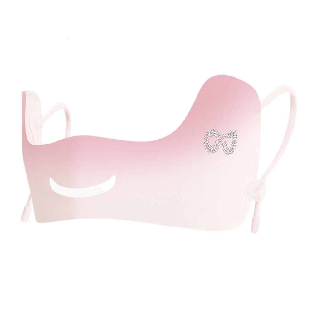 Summer Ice Silk Sun Protection Mask UPF50+ Breathable Women Face Mask Adjustable Canthus Protection Face Shield for Golf Sports