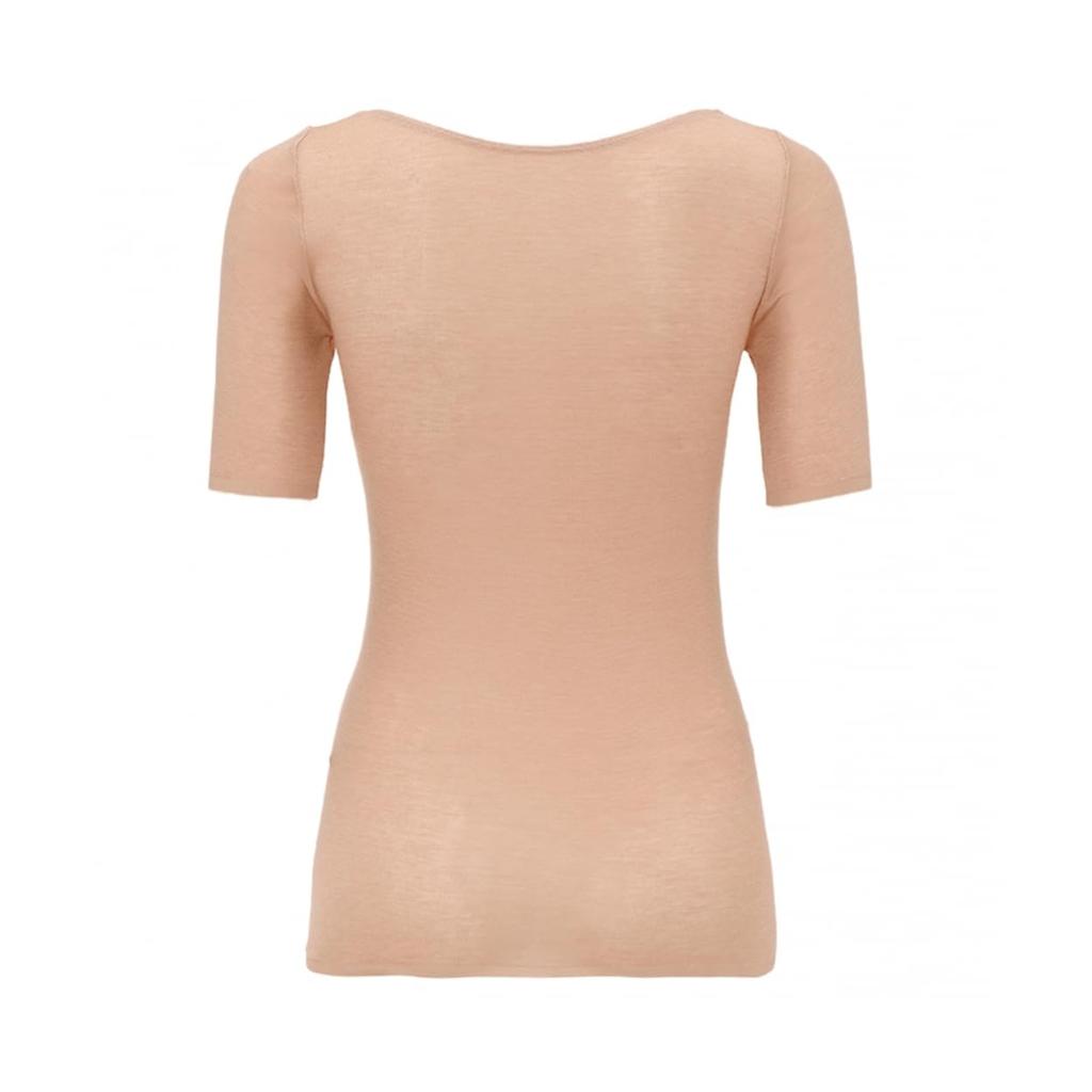 Triumph Thin and Lightweight Innerwear 5170 Sleeve Top 00AV Size L 3/4 (Smoky Russet)