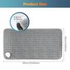 Electric Heating Pad Blanket 10 Heating 4 Mode Timer Heating Massage Pad For Shoulder Neck Back Spine Leg Winter Warm