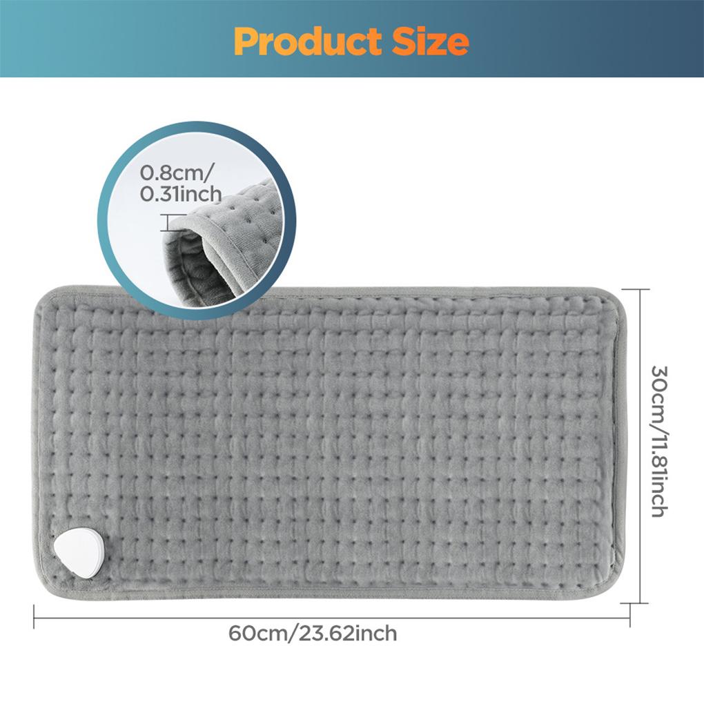 Electric Heating Pad Blanket 10 Heating 4 Mode Timer Heating Massage Pad For Shoulder Neck Back Spine Leg Winter Warm