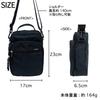 Mini Vertical Shoulder Bag with Multiple A5 Durable Ripstop Wallet Gadget Slim Design Men's Pockets, Size, Gusseted, Nylon, Holder, Compartment,