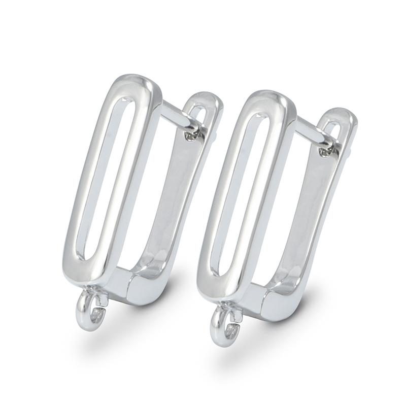 Silver Color Brass Earring Hooks for DIY Jewelry Making Handmade Silver Color Jewelry Accessories Findings Eawires