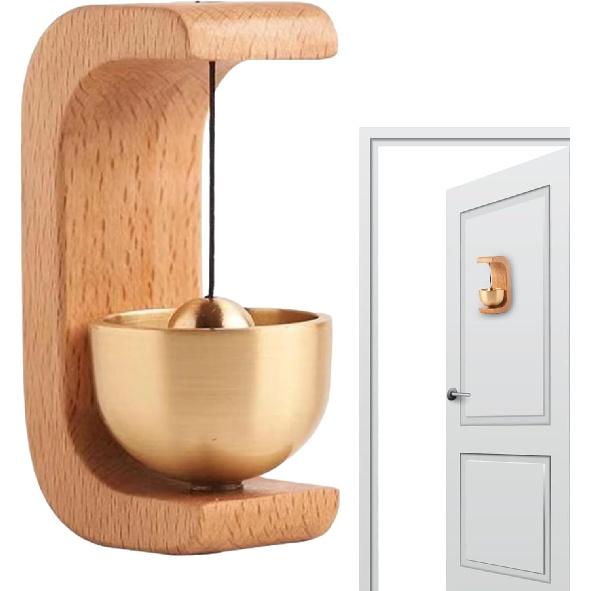 Shopkeepers Bell for Door Opening, Door Bell Chime Magnetic Door Chime, Small Doorbell for Refrigerator, Home Garden Windchime, Hanging Bells for