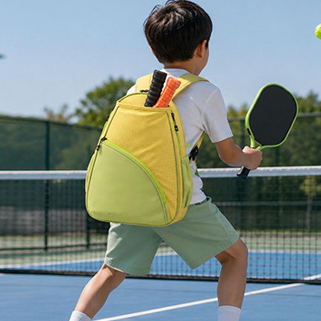 13L Tennis Bag Backpack with Oxford Fabric, Multiple Storage Compartments, Racket Shape Retaining, Holds 2 Tennis or 3 Badminton Rackets, S