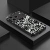 Black & White Floral Lace Glass phone case mobile phones for iphone 17 pro max cover for iPhone 17 16 15 14 13 12 11pm Pro Plus