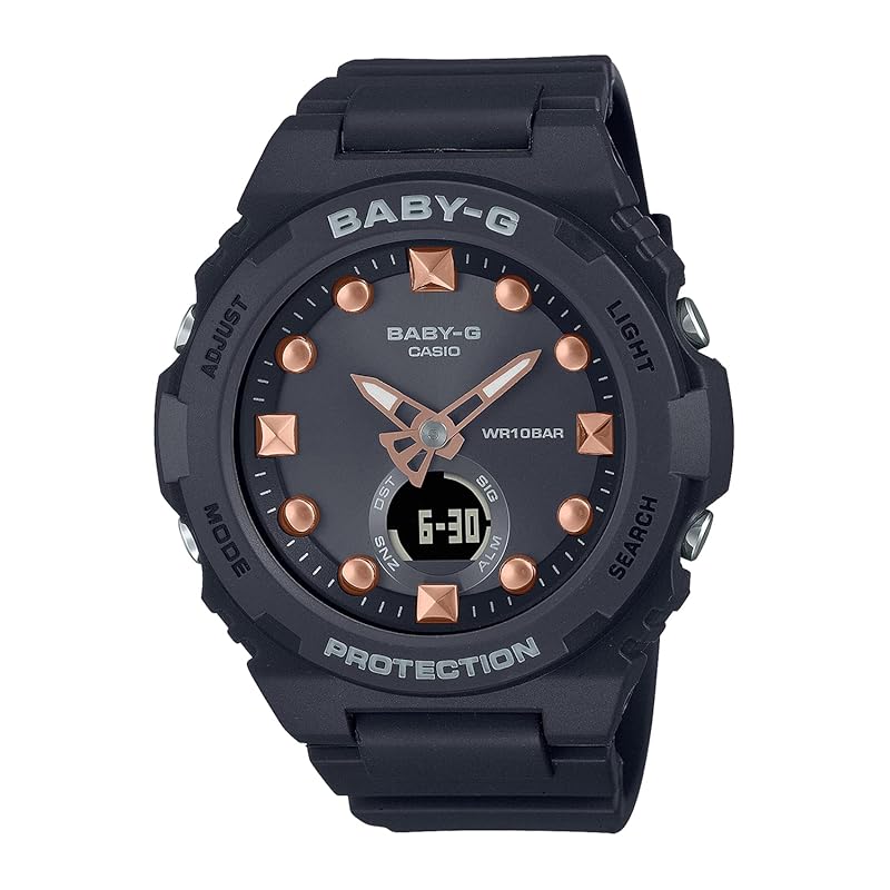 

[Casio] watch baby g [] BGA-320-1AJF ladies black