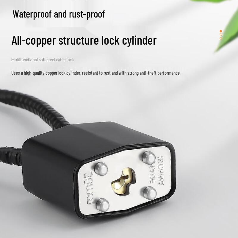 Honggong Portable Steel Wire Security Padlock