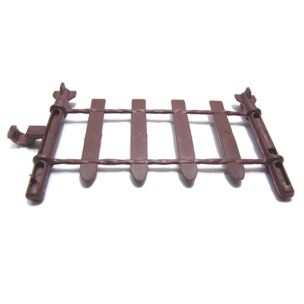 10Pcs Farm Animals Fence Toys Military Fence Simulation Model Toy For Children