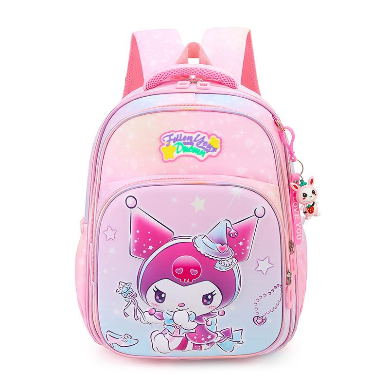 School Bag Female Primary School Student Cartoon Cute Backpack Large Capacity Children's Burden Reduction Backpack