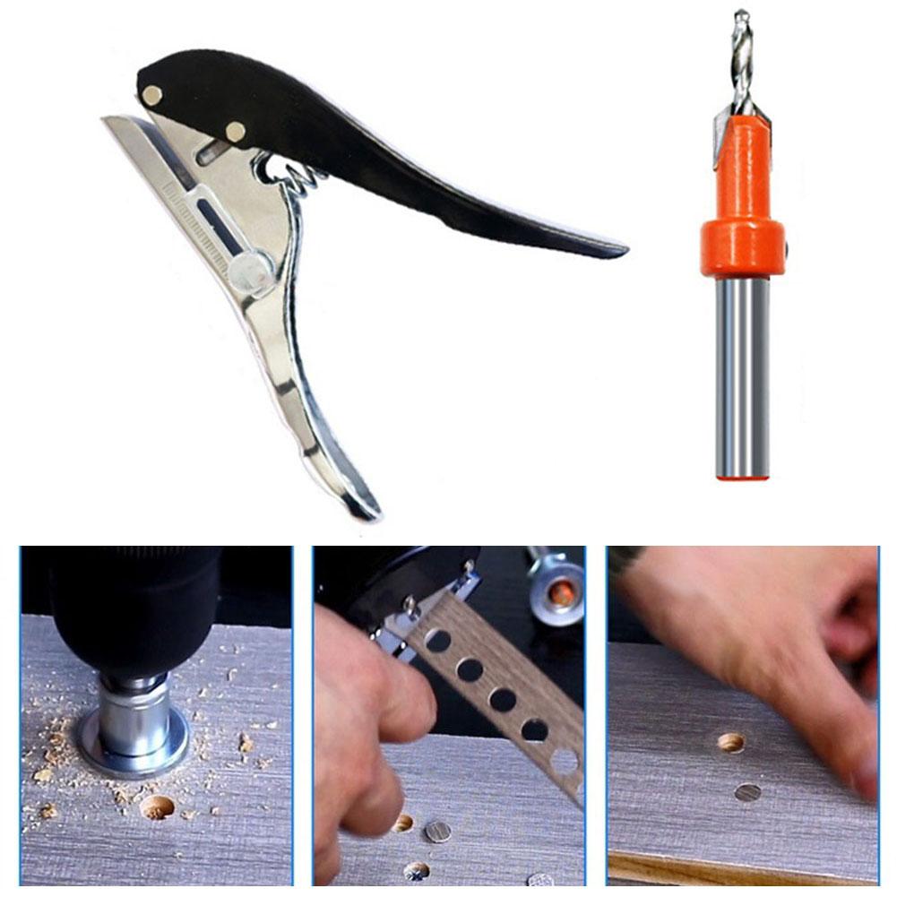 Adjustable Depth Hole Punch Set Fixed Hole Position