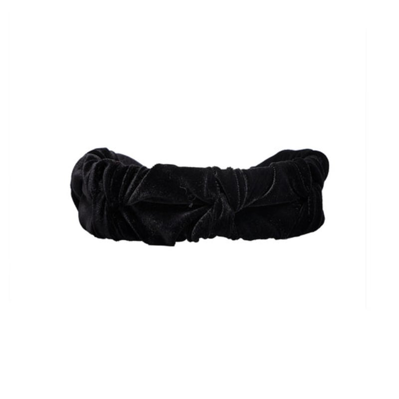 Brown Hat [headband] Black - Velvet