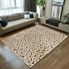 Vintage Leopard Print Area Rug Luxury Carpet Non Slip Washable Floor Mat Entryway Doormat Fashion Animal Pattern for Living Room