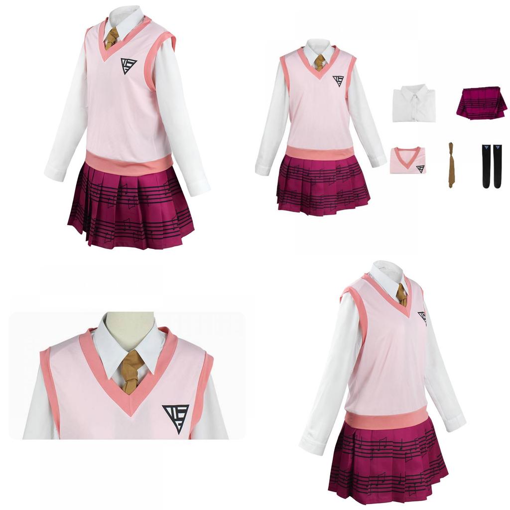Danganronpa V3 Cosplay Costume For Women With Cotton Fabric For Anime Role Play
