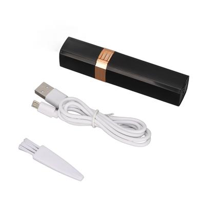 Damen Gesichtstrimmer Elektrischer Lippenstift Tragbare Form Haarrasierer Reiniger USB-Kabel für Damen