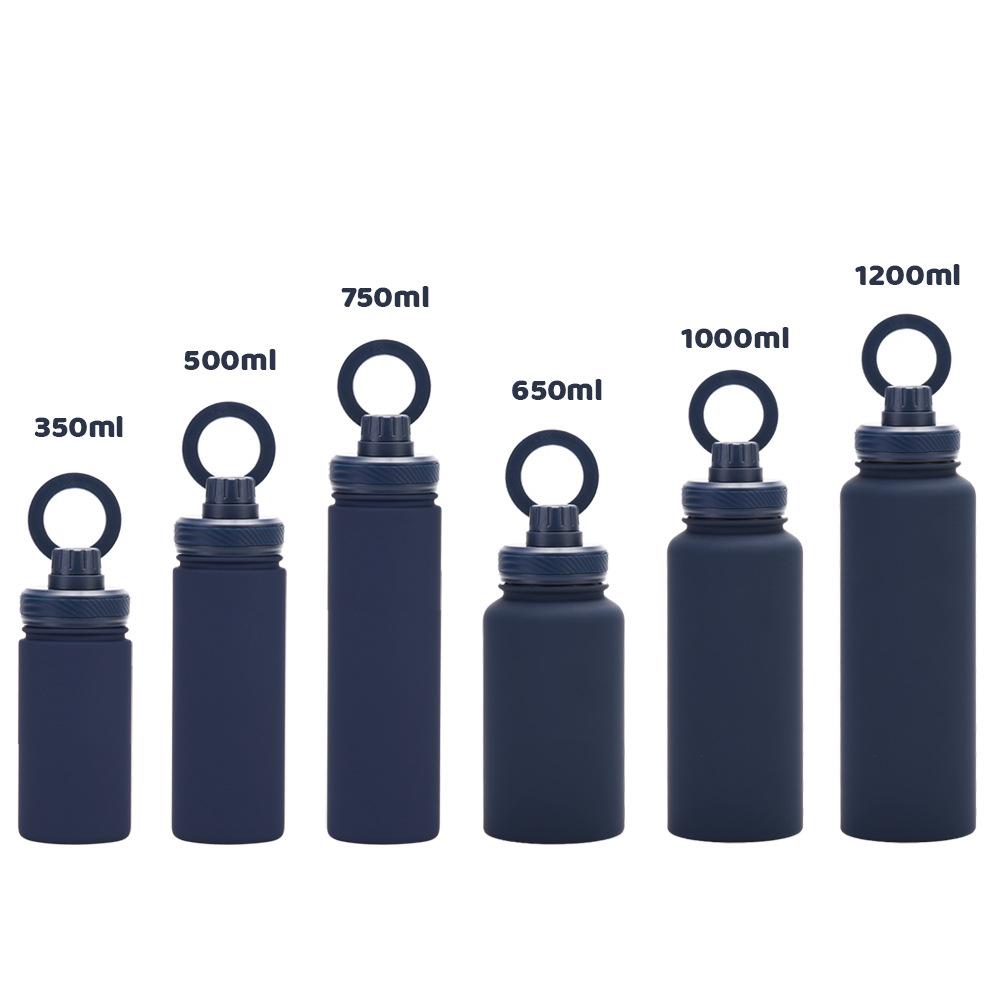 Mobile Phone Magnetic Bracket Water Cup Outdoor 650Ml Large Mouth Thermos Cup Stainless Steel Sports Water Bottle